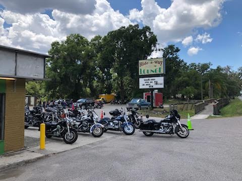 Bike night out front