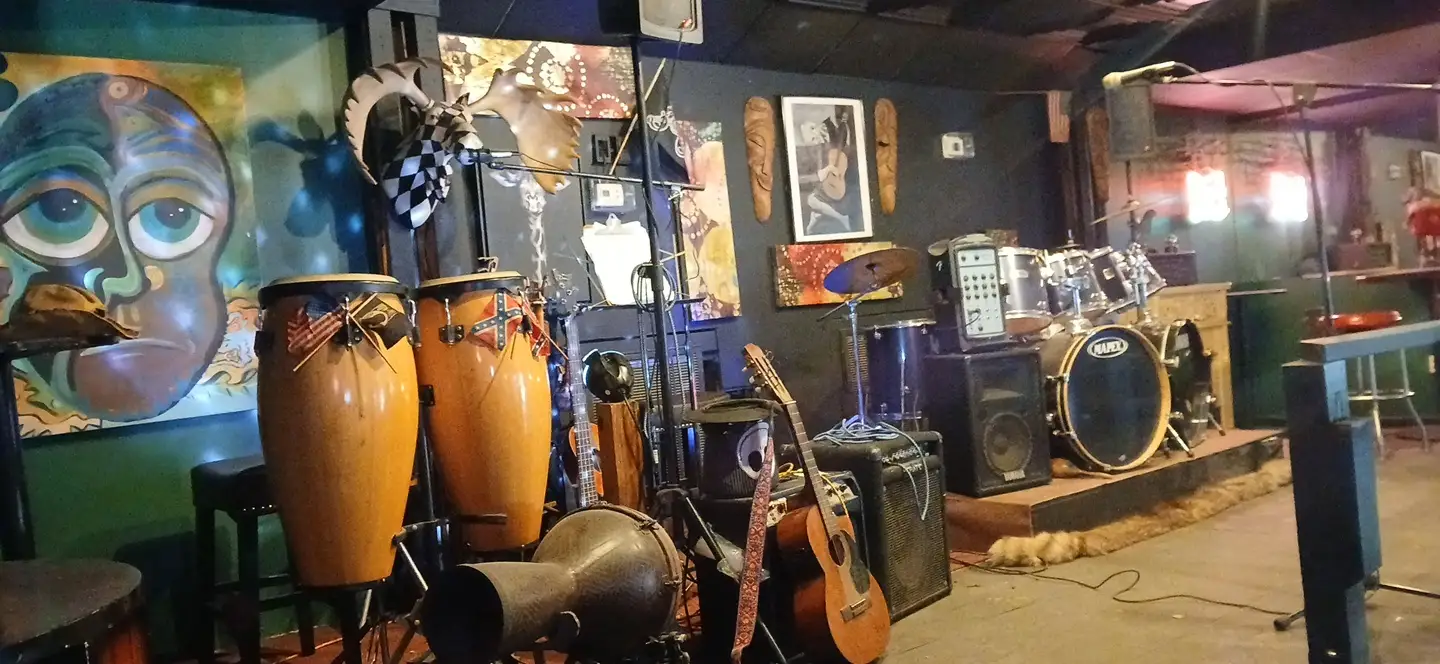 Live music stage